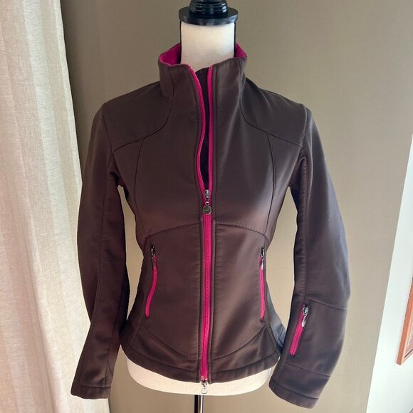 Nike Jackets & Blazers - Nike Performance Fleece Jacket, Brown & Pink, Size Small (4-6)
